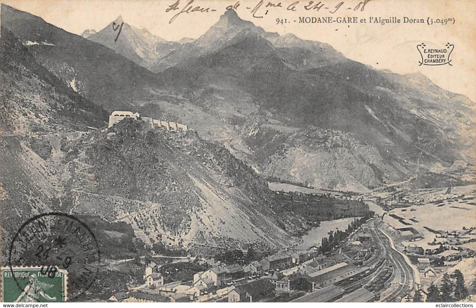 Modane         73        Gare Et Aiguille  Doran      (voir Scan) - Modane