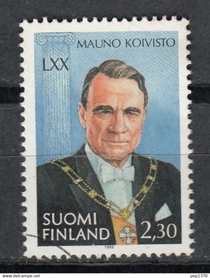 FINLANDIA 1993 - PRESIDENTE DE LA REPUBLICA MAUNO KOLVISTO - YVERT Nº 1201** - SPECIMEN - Autres & Non Classés