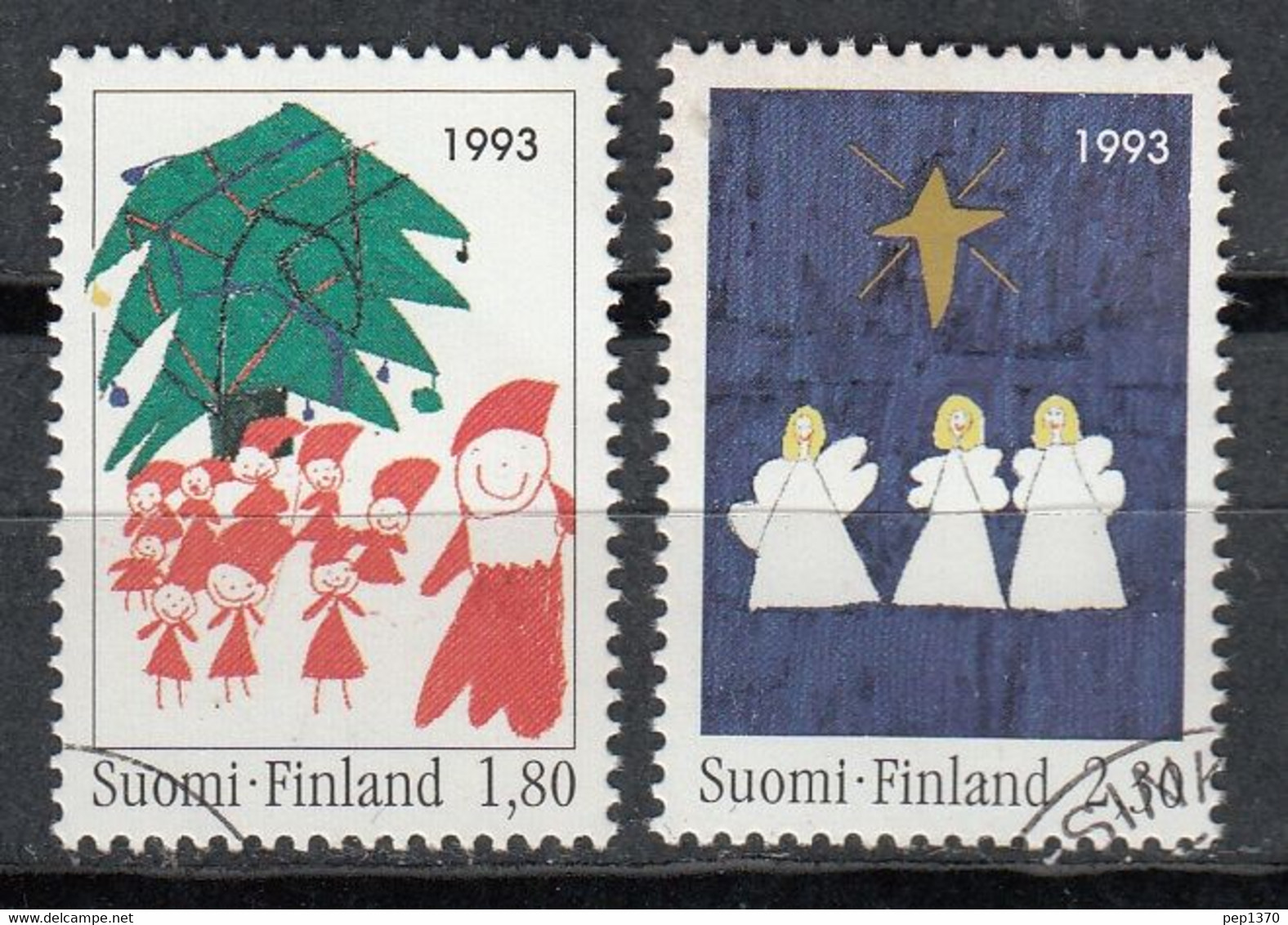 FINLANDIA 1993 - NAVIDAD - NOEL - CHRISTMAS- YVERT Nº 1198-1199**  - SPECIMEN - Andere & Zonder Classificatie