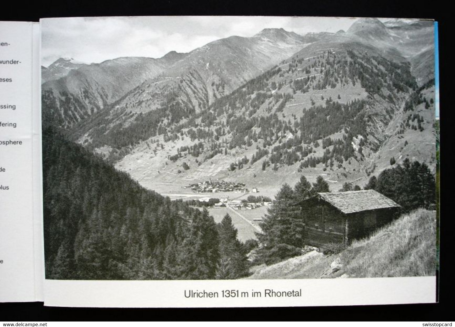 LEPORELLO Panorama NUFENEN Pass RONCO Passstrasse Griesgletscher ULRICHEN - Ulrichen