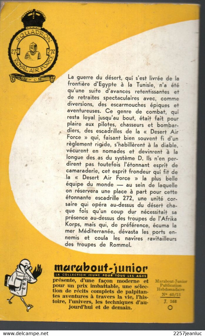 Escadrille Du Désert   Marabout Junior De 1958 - Marabout Junior