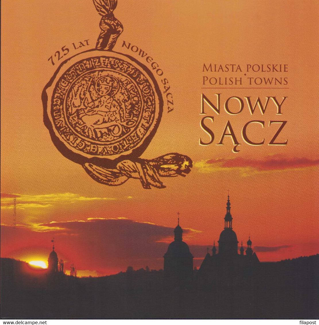 Poland 2017 Booklet / Polish Cities - Nowy Sacz Pearl And Gate Of The Beskid Sadecki Region ? FDC + Stamp MNH** - Cuadernillos