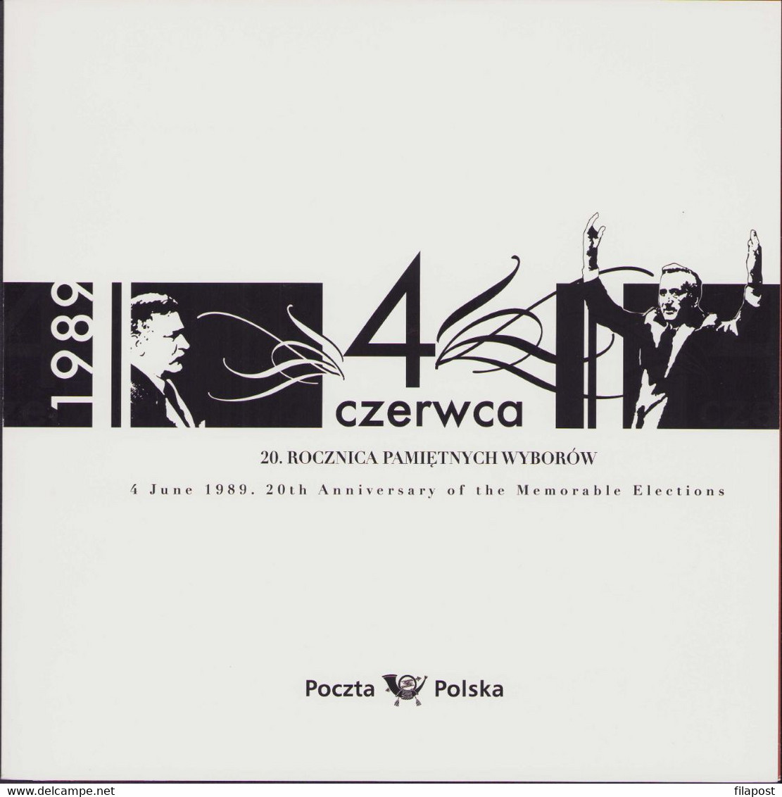 Poland 2009 Souvenir Booklet / Memorable Elections, Tadeusz Mazowicki, Presidential Palace Warsaw / FDC + Block MNH** - Booklets