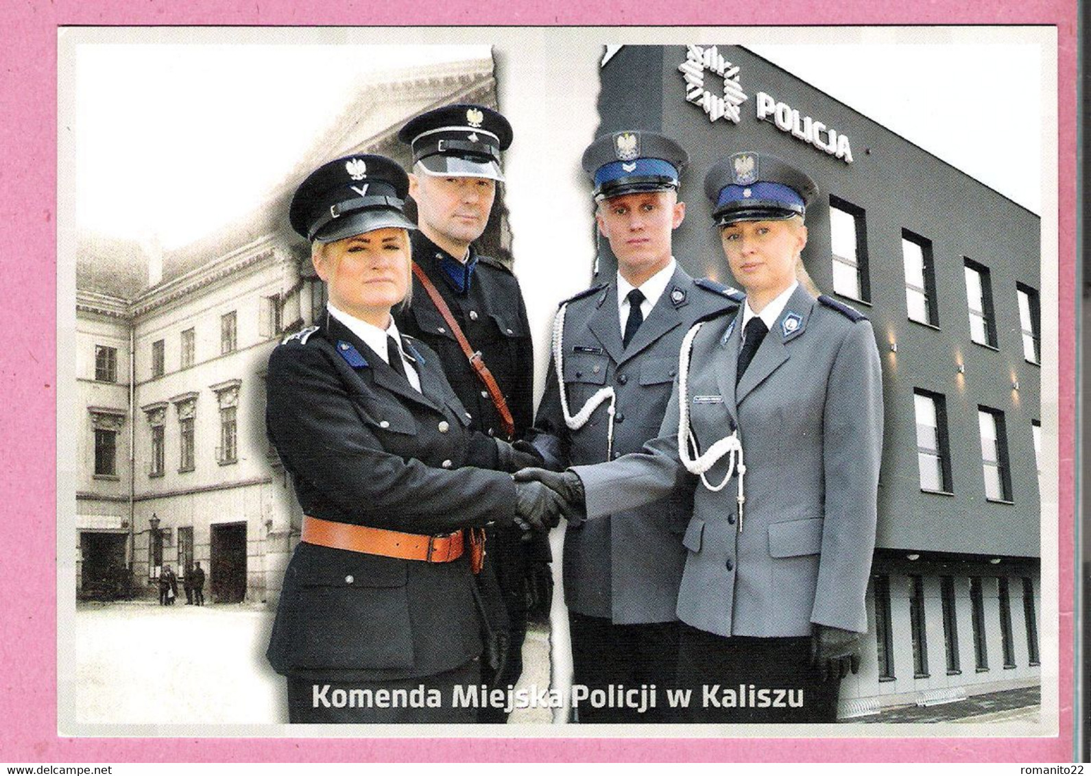 Poland 2019, 2 Sided Postcard, Police In KALISZ, LIMITED EDITION 400 Pcs - Politie En Rijkswacht