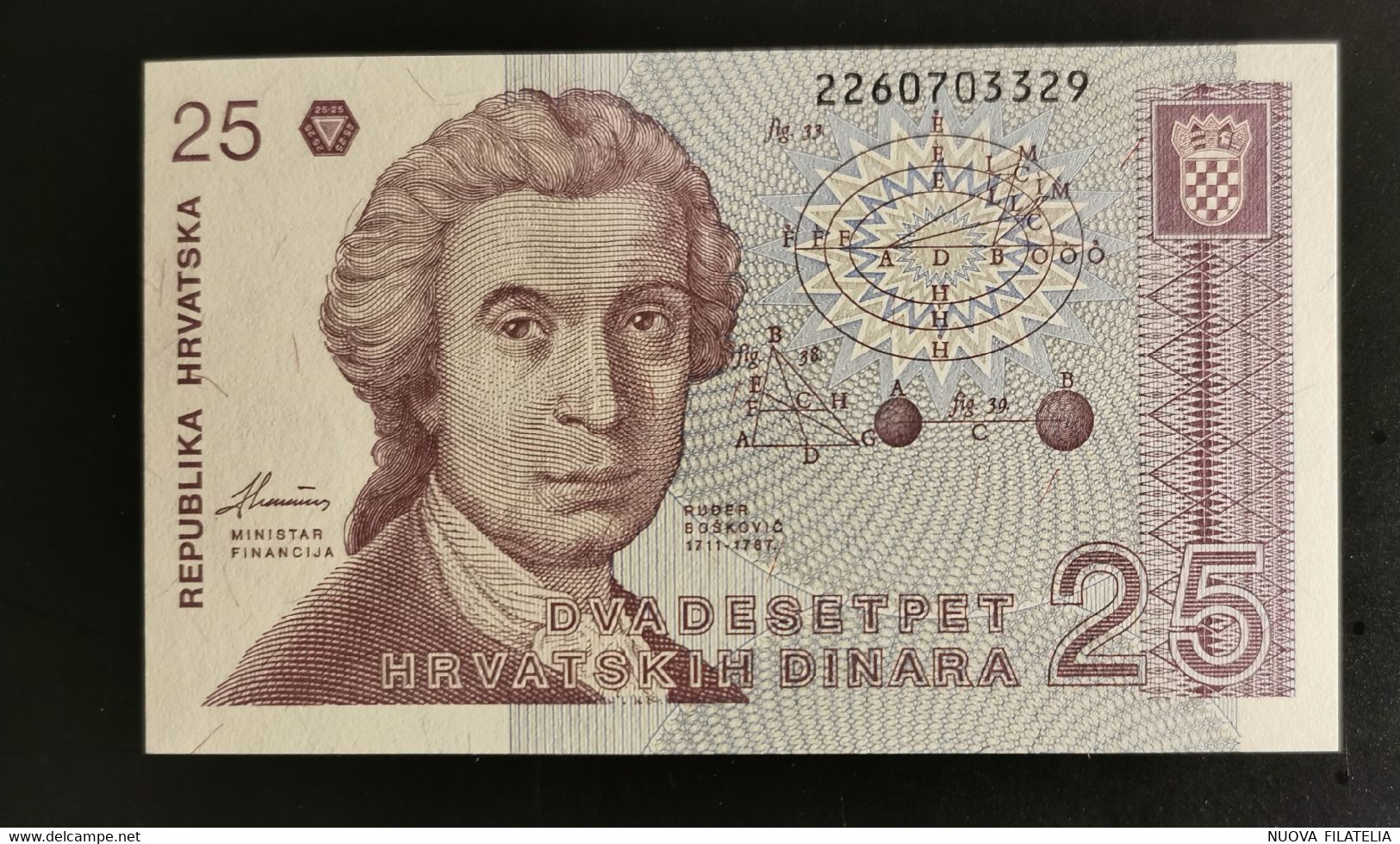 CROAZIA  5-10-25 DINARA - Chine