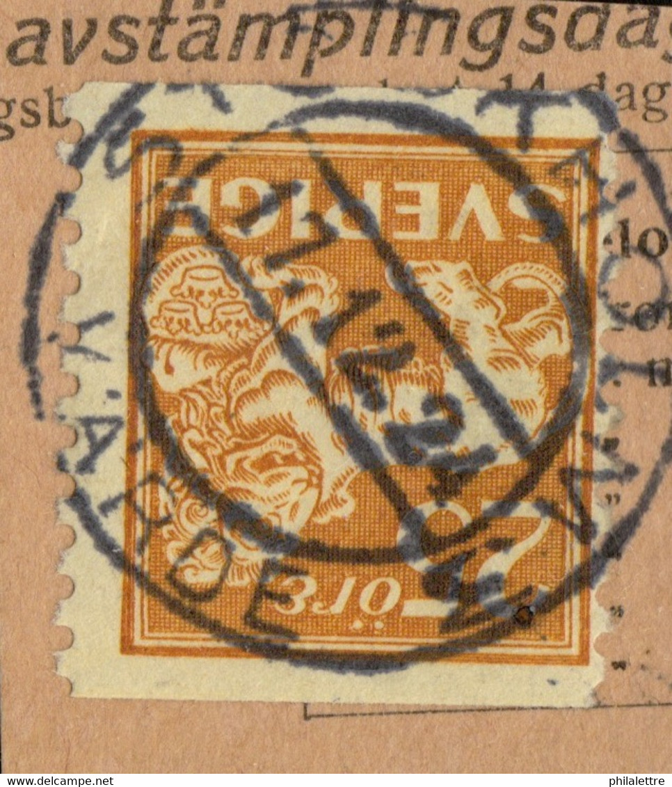 SUÈDE / SWEDEN / SVERIGE - 1924 - " STOCKHOLM 3 / VÄRDE " Cds Mi.130 / Facit 147 - Used Stamps