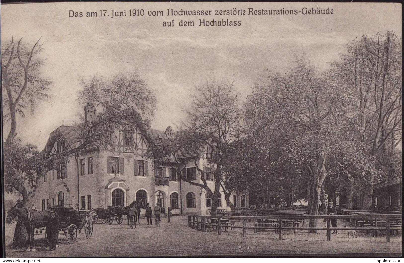 * W-8900 Augsburg Gasthaus Auf Dem Hochablaß 1910 - Augsburg