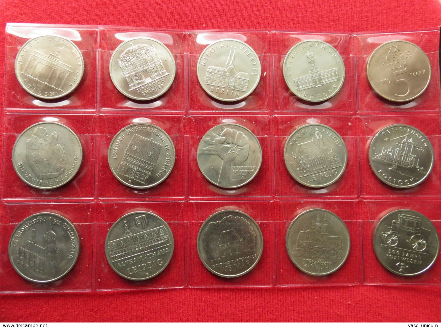 DDR Germany 15 X 5 Marka 1969 - 1990 Alemania Allemagne Alemanha - Collezioni