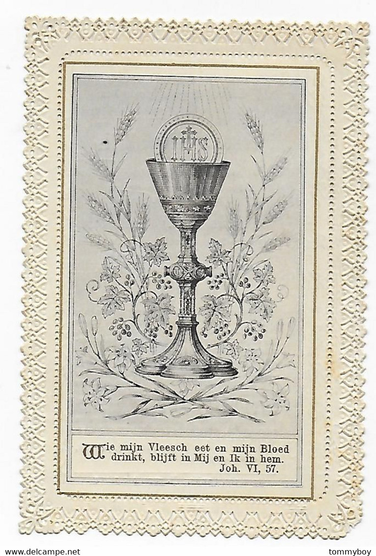 Priester Uldericus (Lod.) Lambrechts, Eerste Heilige Mis, Averbode 1898 - Devotieprenten