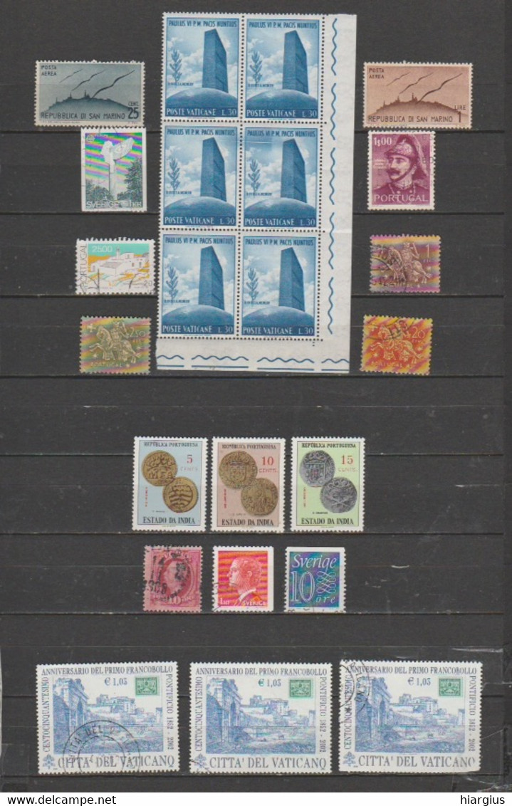 WORLDWIDE Assortment Of  2449  Unused And Used Stamps. - Alla Rinfusa (min 1000 Francobolli)