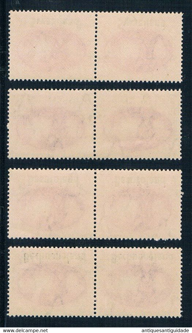 1945 British Colonies - 8 Values - South African Victory  Issues Set Of 2 Stamps From Of Each Of 4 Colonies. - Collezioni & Lotti