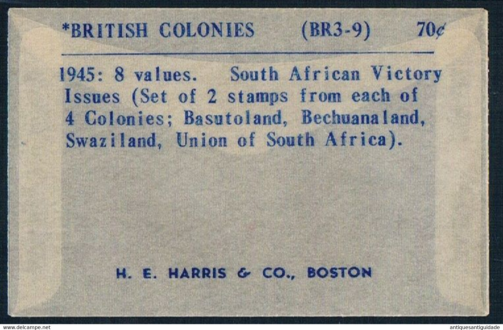 1945 British Colonies - 8 Values - South African Victory  Issues Set Of 2 Stamps From Of Each Of 4 Colonies. - Colecciones & Series