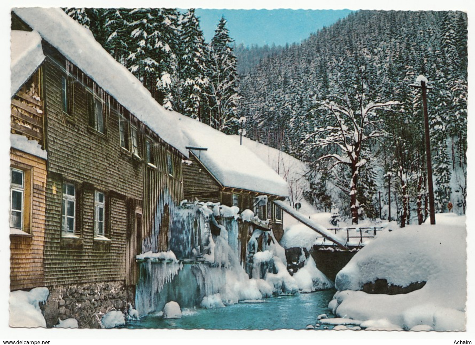 Die Hexenlochmühle Im Winterlichen Schwarzwald - Zw. St. Märgen U. Furtwangen - 1968 - Furtwangen