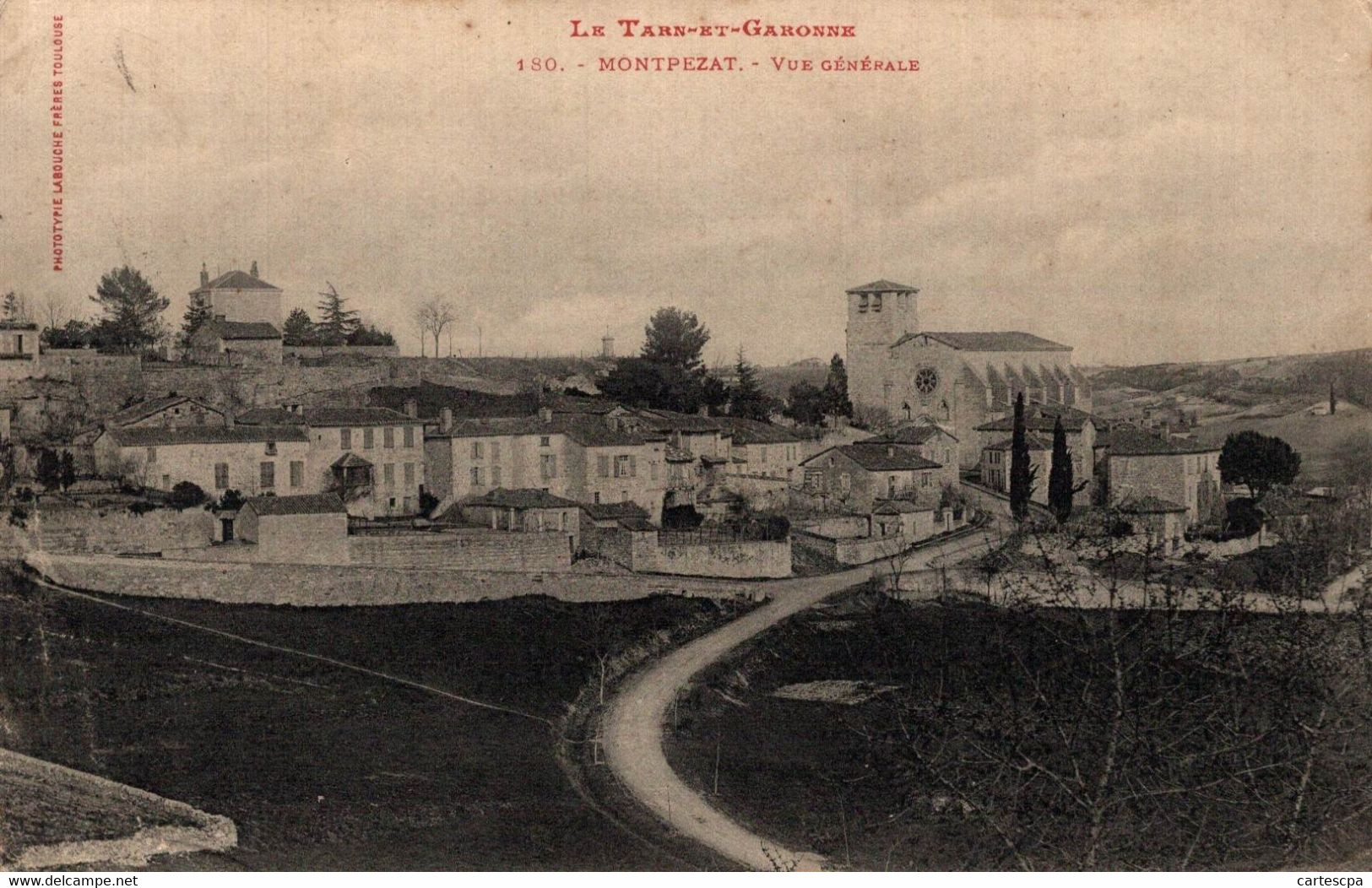 Montpezat Vue Generale 1906     CPA - Montpezat De Quercy
