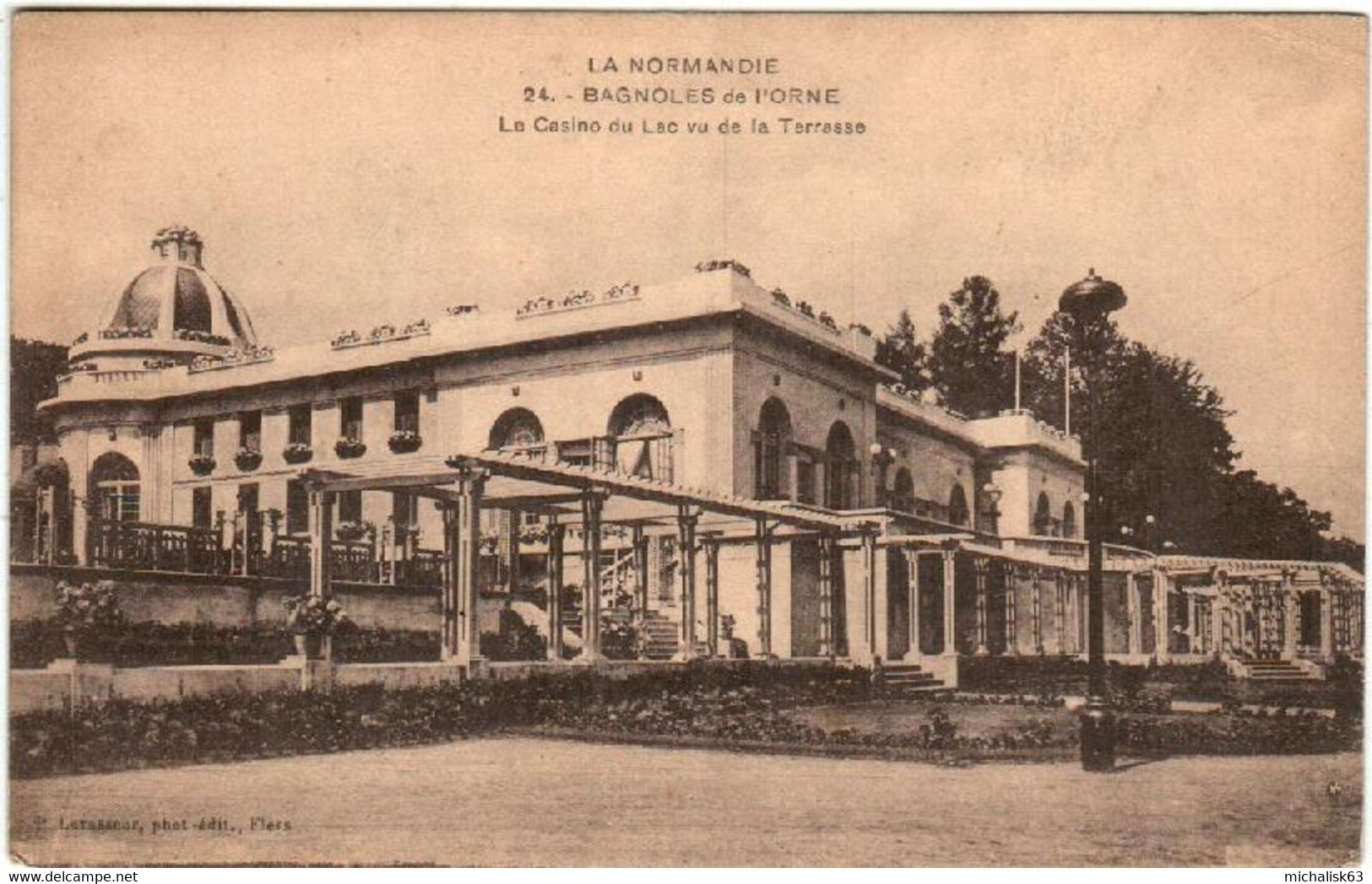 31nom 18 CPA - BAGNOLES DE L'ORNE - LE CASINO DU LAC - Bagnoles De L'Orne