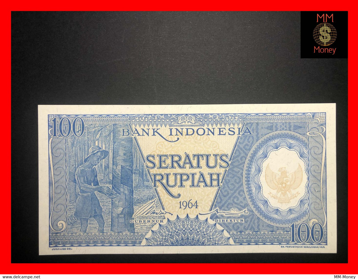 INDONESIA 100  Rupiah  1964  P.  98  UNC - Indonésie