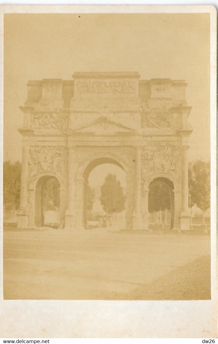 Photo Ancienne Au Bromure 1876 - Arc De Triomphe D'Orange (Vaucluse) - Places