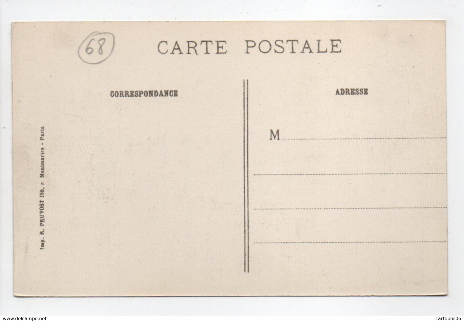 - CPA DANNEMARIE (68) - La Place Et Route De Cernay - Edition VEILLAT N° 13 - - Dannemarie