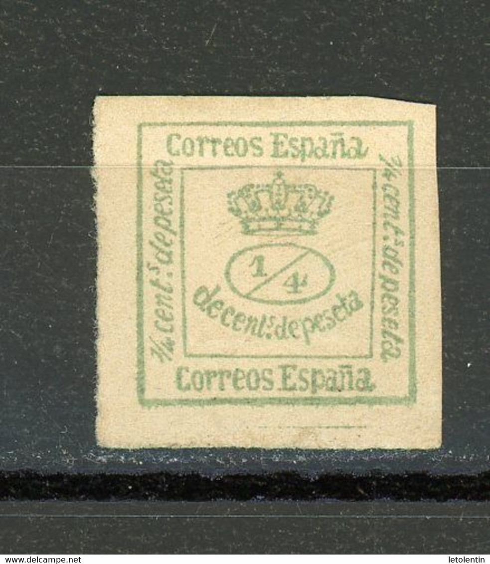 ESPAGNE - COURONNE N° Yvert 140b * - Unused Stamps
