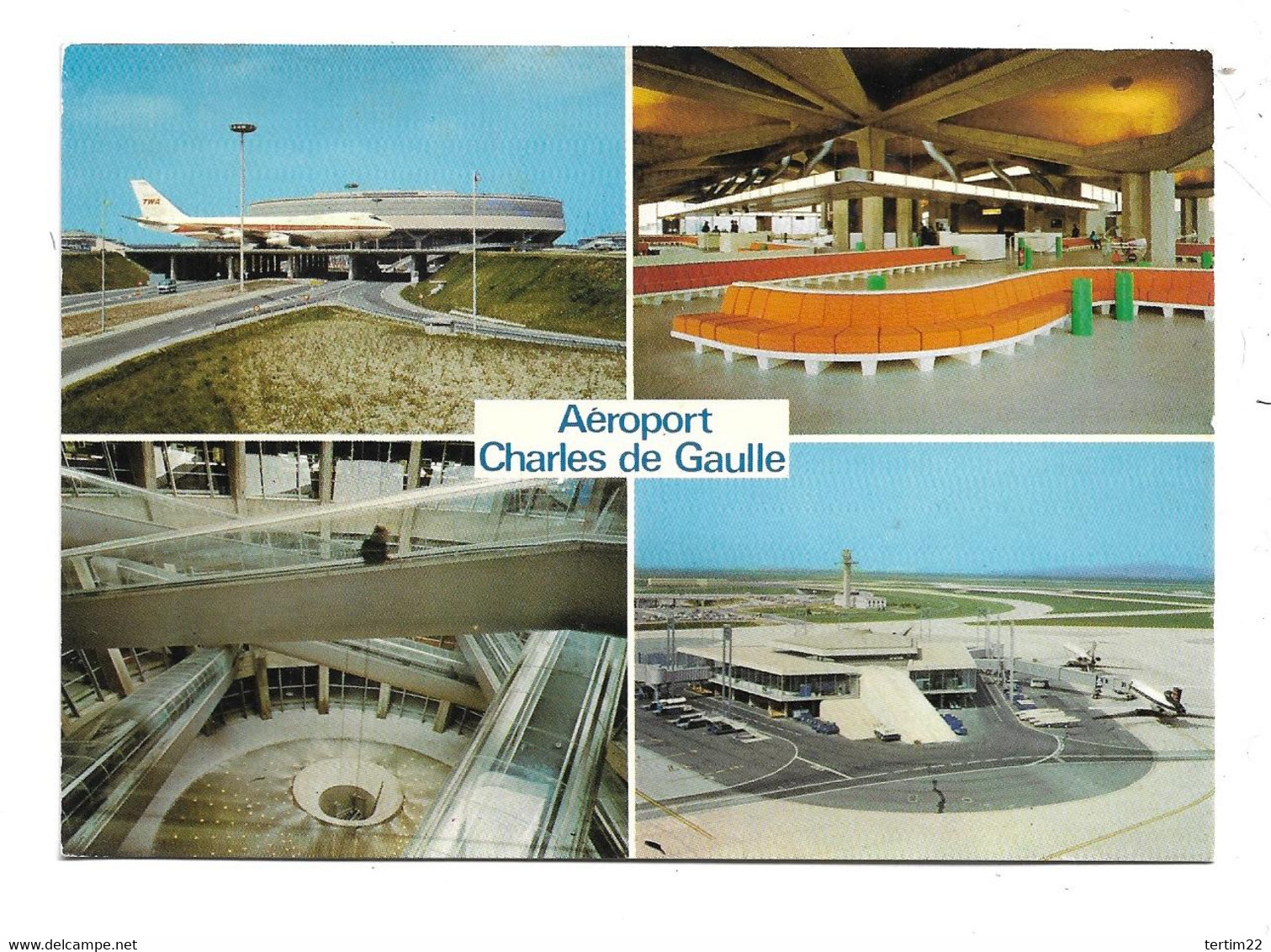 ROISSY EN FRANCE AEROPORT CHARLES DE GAULLE L AEROGARE ET L UN DES 7 SATELLITES - Roissy En France