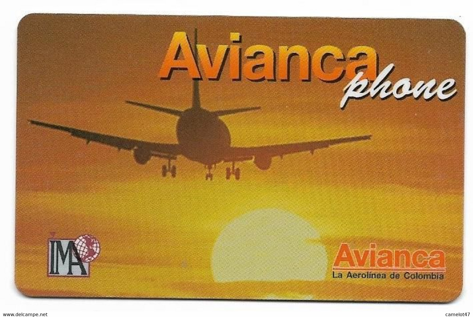 Colombia, Avianca Used Prepaid Phone Card, No Value, Collectors Item. # Colombia-30 - Colombie