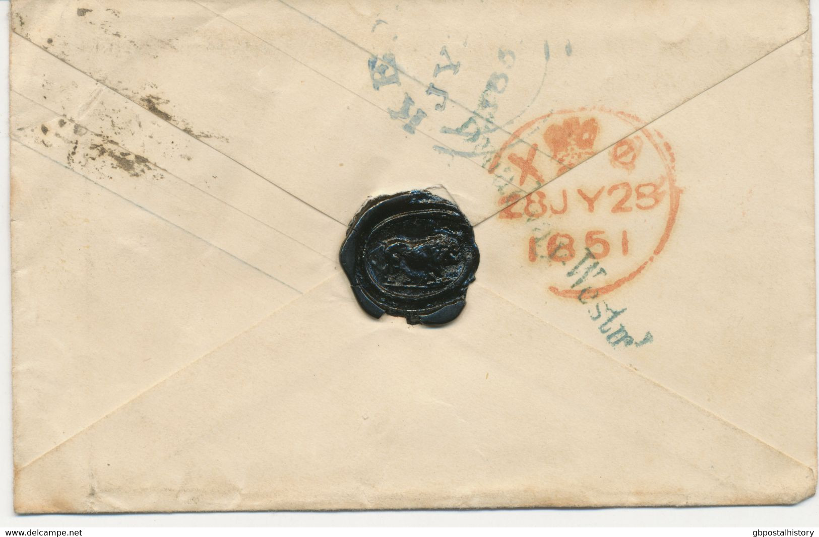 GB LONDON Inland Office „30“ Numeral Postmark (Parmenter 30A) Superb QV 1d Env - Briefe U. Dokumente