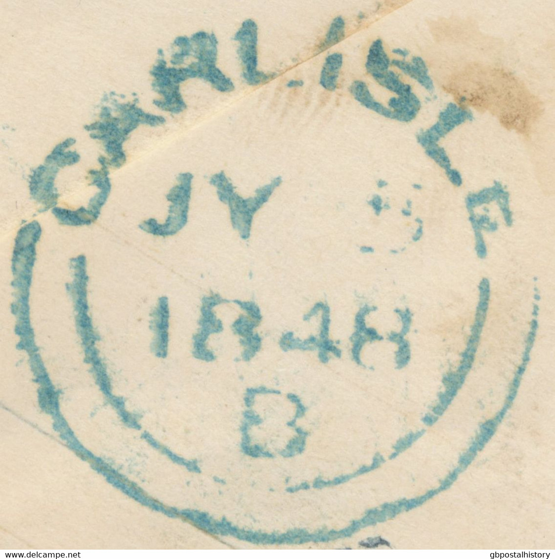 GB LONDON Inland Office „19“ Numeral Postmark (Parmenter 19A) Superb QV 1d Env - Lettres & Documents