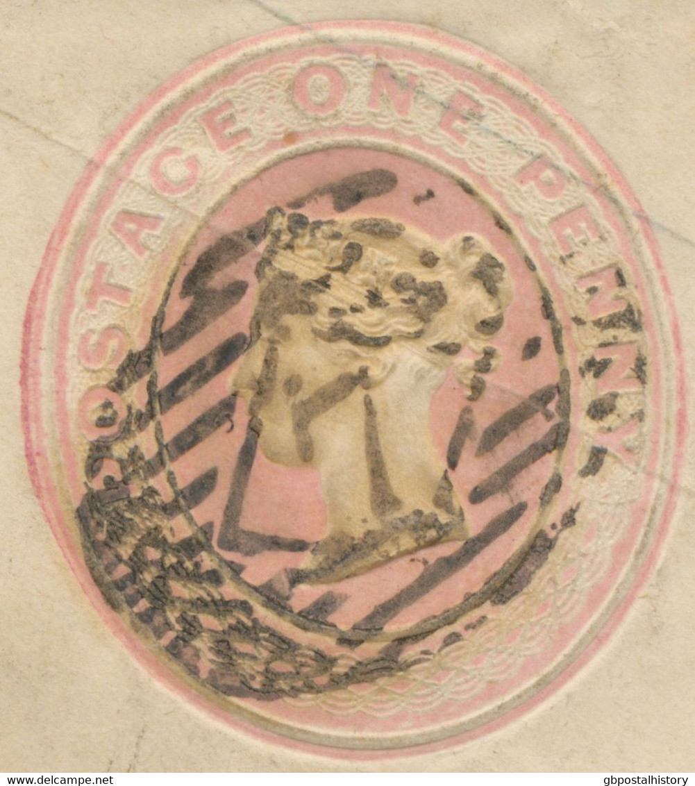 GB LONDON Inland Office „7“ NumeralPostmark (Parmenter 7C) Fine Printed To Order - Brieven En Documenten