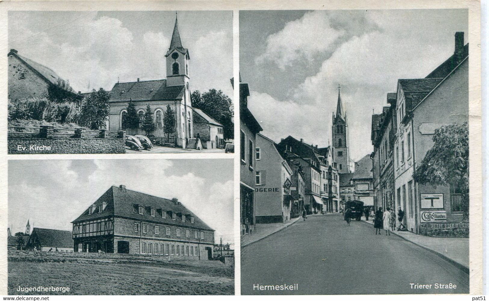 ALLEMAGNE / DEUTSCHLAND - Hermeskeil : Trier Strasse - Jugendherberge - Ev. Kirche - Hermeskeil