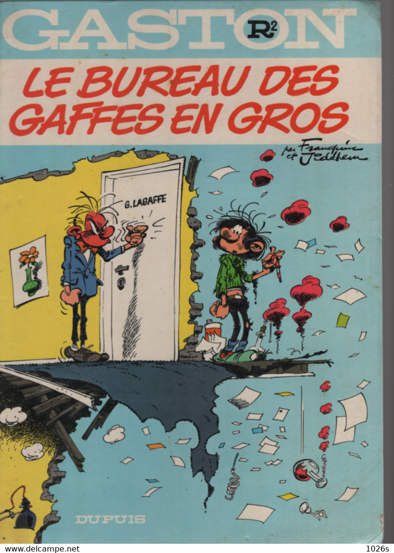 BD GASTON - LE BUREAU DES GAFFEURS EN GROS - E.O.1973 - Gaston