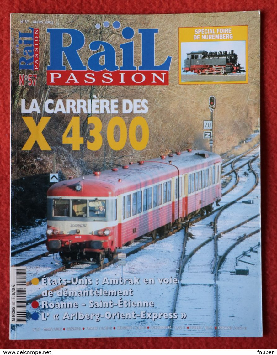 Rail Passion N° 57  03/200  Roanne - St Etienne      Liste Des Articles Dans La Description - Trains