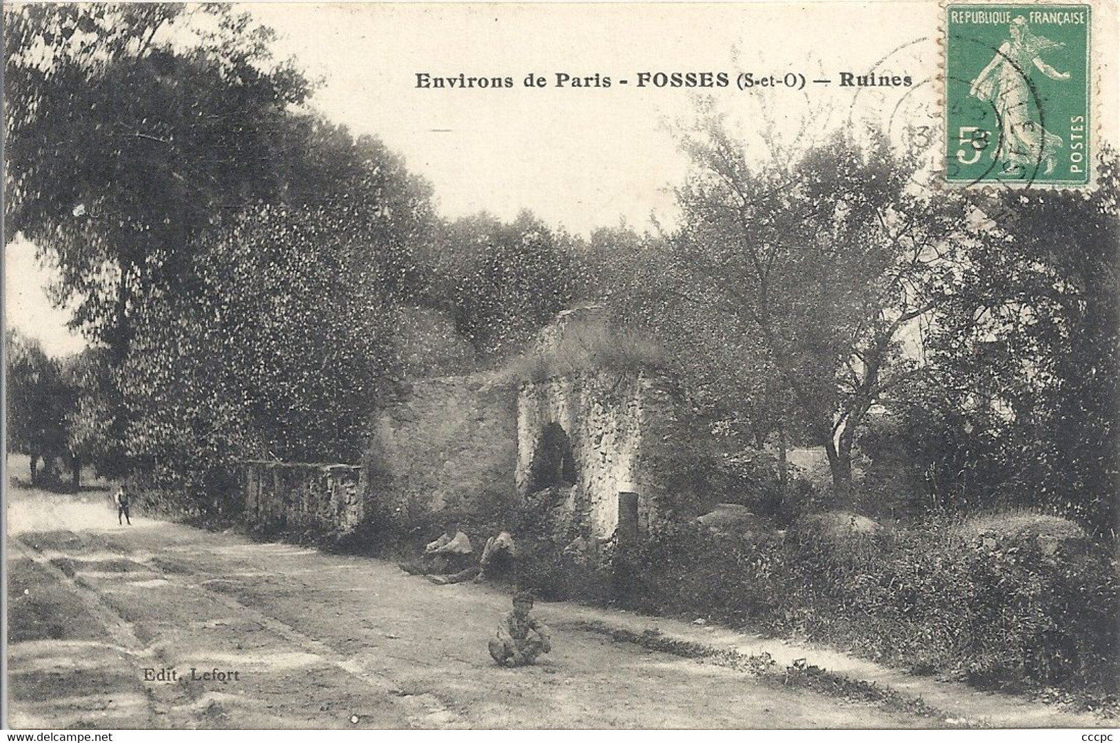 CPA Environs De Paris Fosses Ruines - Fosses