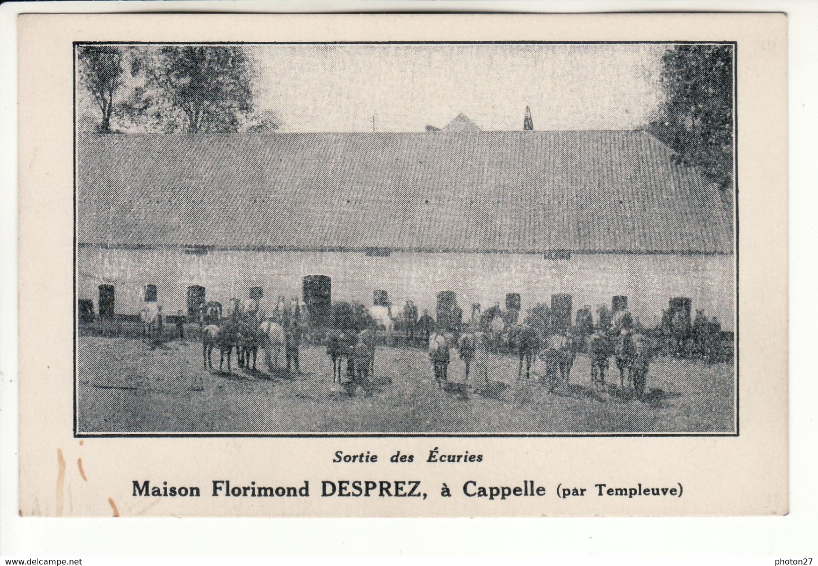 Capelle - Maison Florimond DESPREZ - Sortie Des écuries (animation) - Cappelle La Grande