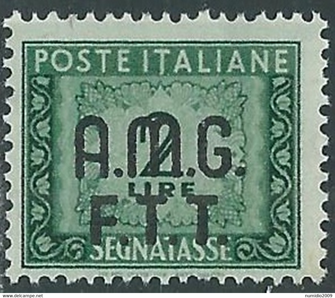 1947-49 TRIESTE A SEGNATASSE 2 LIRE MNH ** - RE10-3 - Portomarken