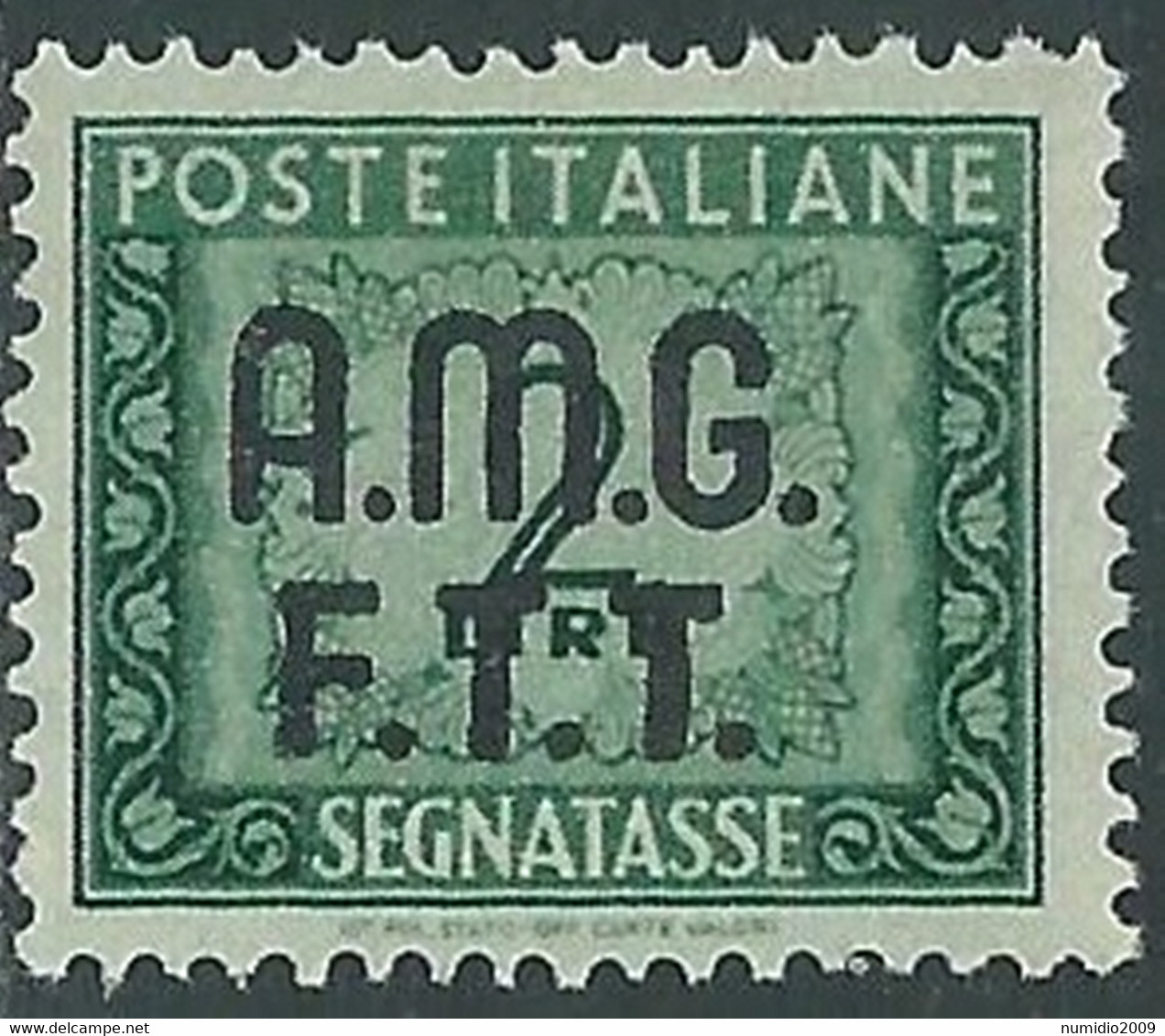 1947-49 TRIESTE A SEGNATASSE 2 LIRE MNH ** - RE10-4 - Segnatasse