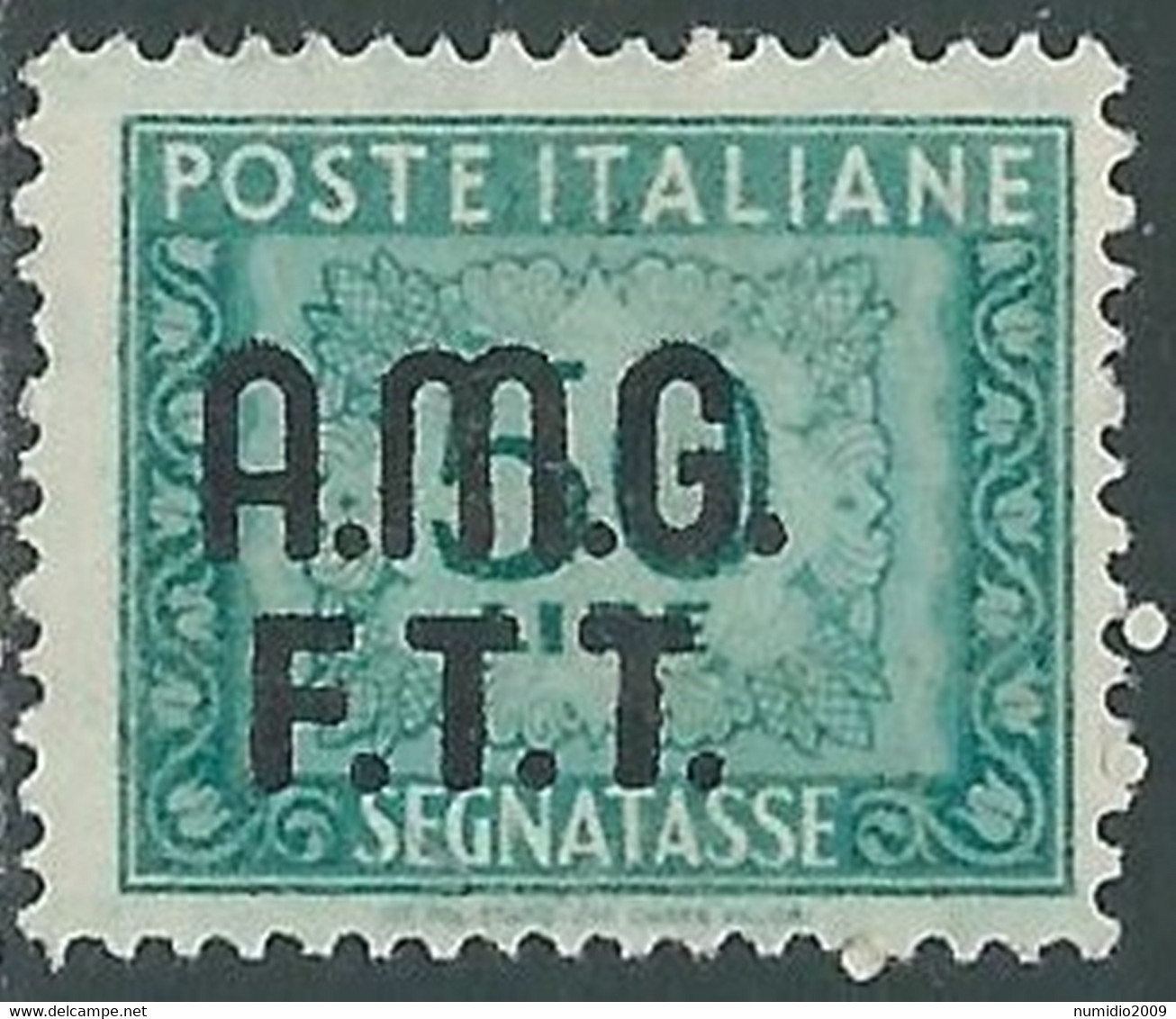 1947-49 TRIESTE A SEGNATASSE 50 LIRE MNH ** - RE10-8 - Segnatasse