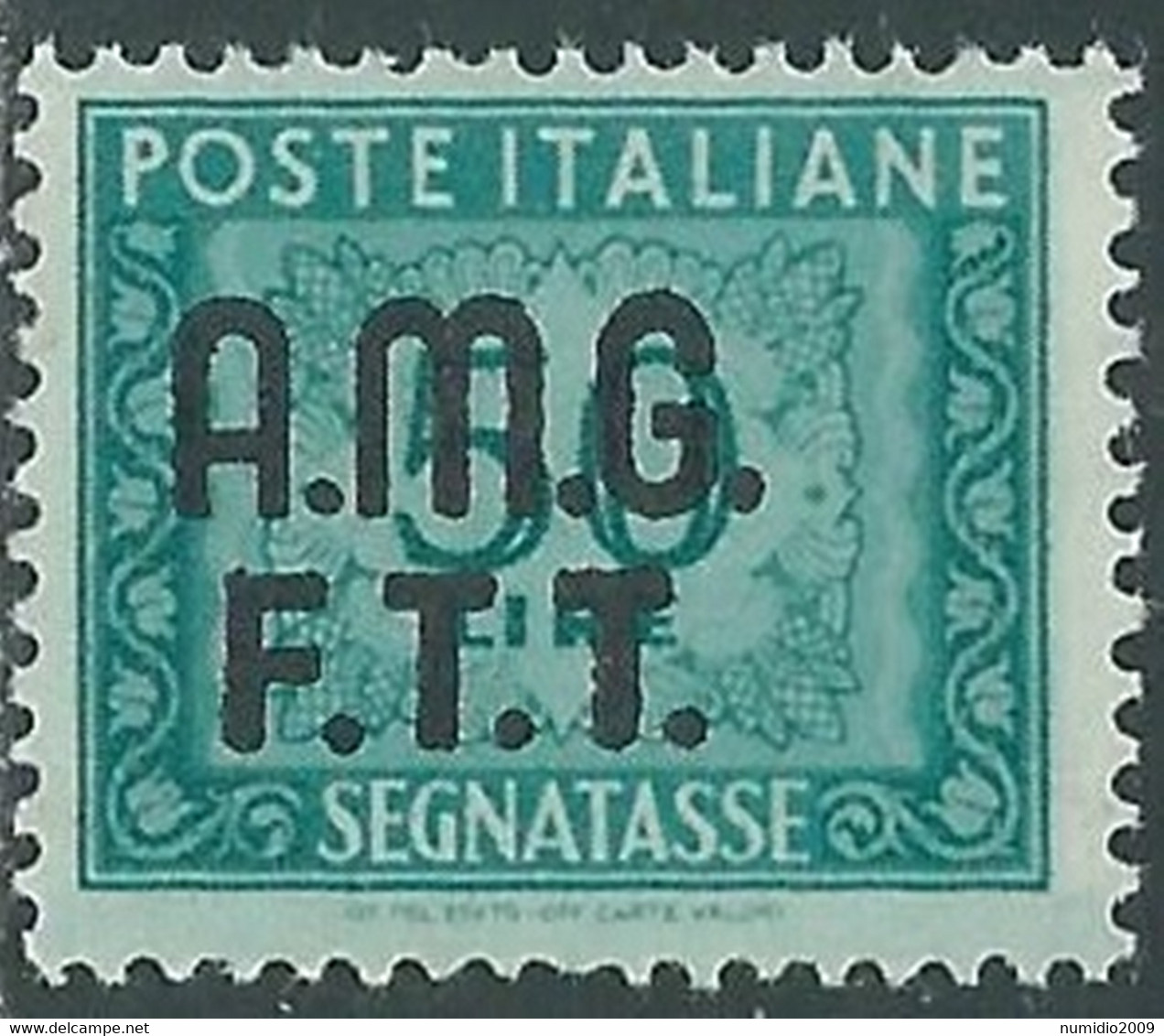 1947-49 TRIESTE A SEGNATASSE 50 LIRE MNH ** - RE10-9 - Segnatasse