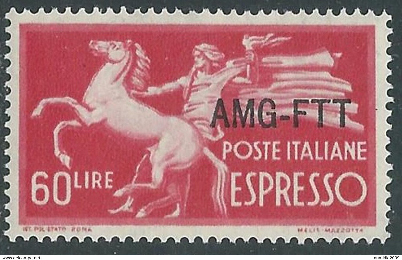 1950 TRIESTE A ESPRESSO 60 LIRE MNH ** - RE21-2 - Express Mail