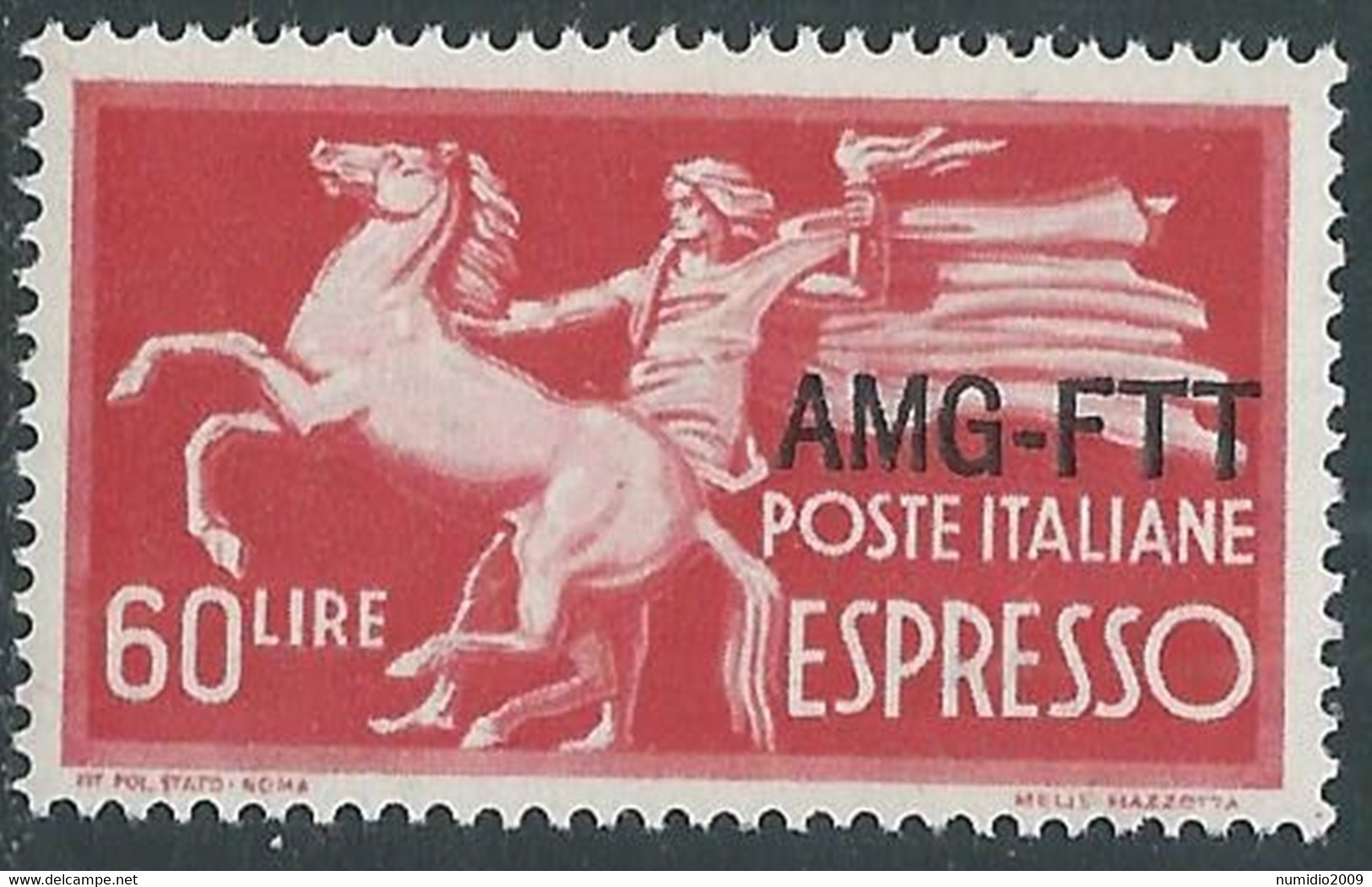 1950 TRIESTE A ESPRESSO 60 LIRE MNH ** - RE21-5 - Exprespost