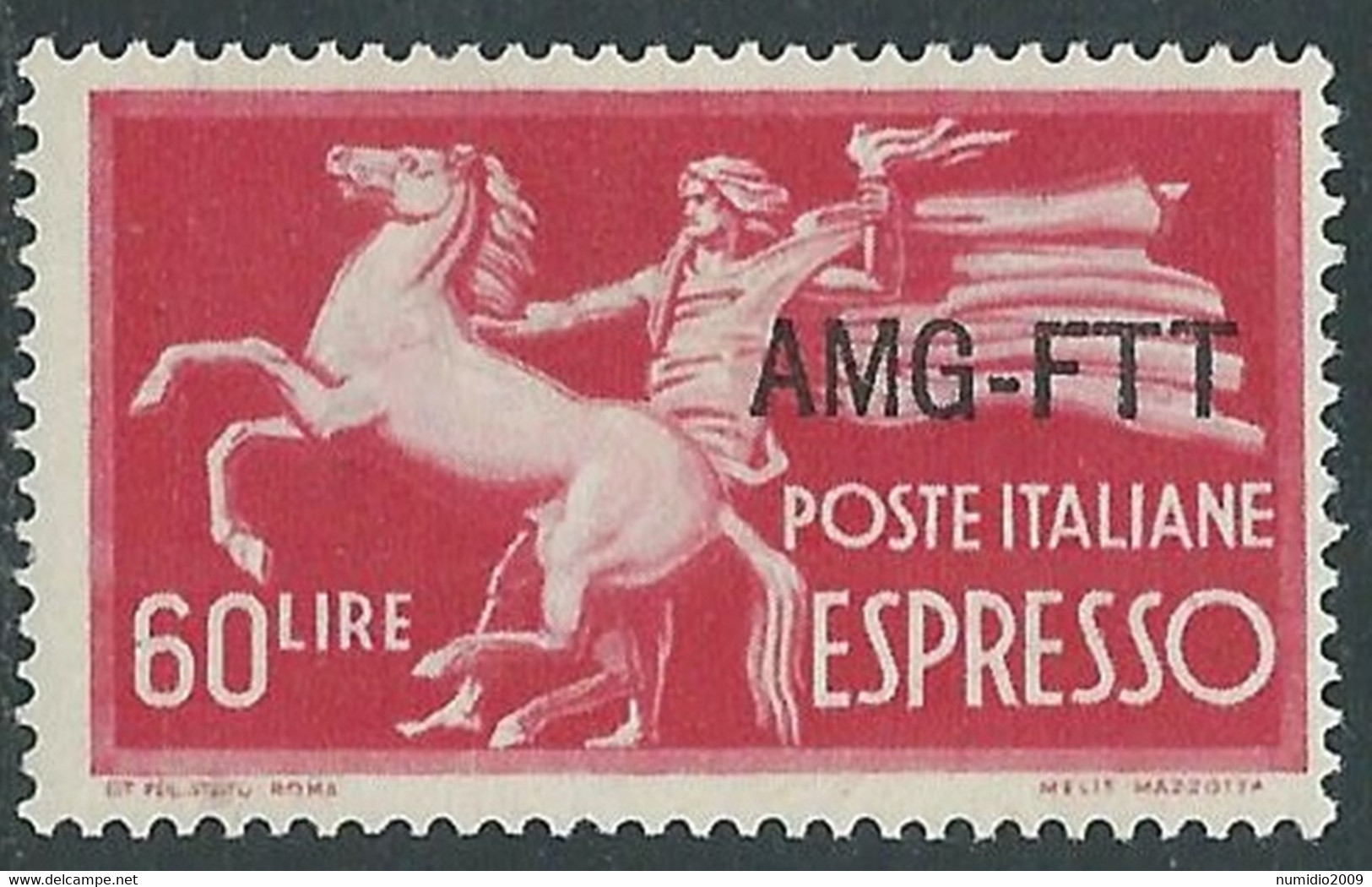 1950 TRIESTE A ESPRESSO 60 LIRE MNH ** - RE21-9 - Posta Espresso