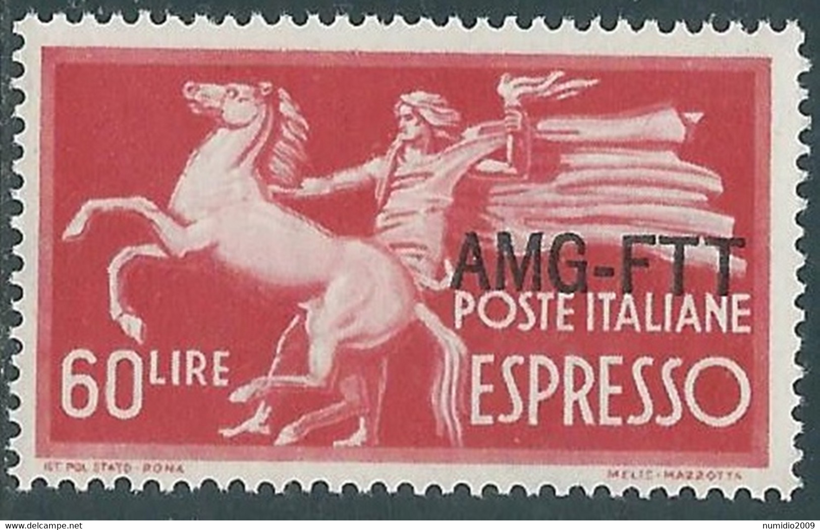 1950 TRIESTE A ESPRESSO 60 LIRE MNH ** - RE21-10 - Express Mail