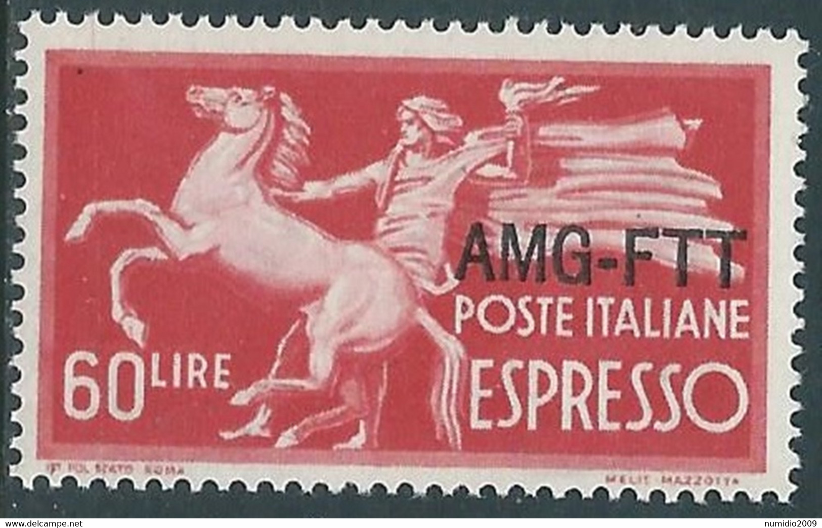 1950 TRIESTE A ESPRESSO 60 LIRE MNH ** - RE22-4 - Express Mail