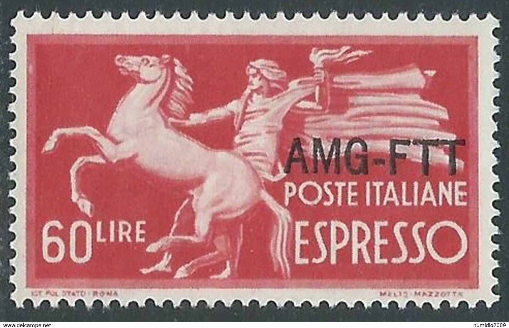 1950 TRIESTE A ESPRESSO 60 LIRE MNH ** - RE22-8 - Express Mail