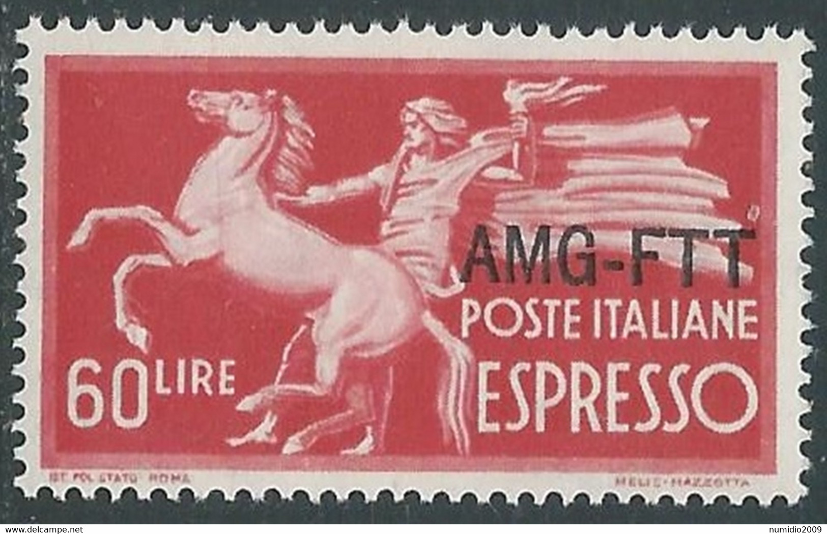 1950 TRIESTE A ESPRESSO 60 LIRE MNH ** - RE22-10 - Poste Exprèsse