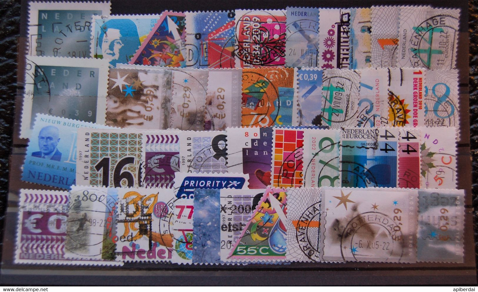 Nederland Pays Bas - Small Batch Of 40 Stamps Used XII - Colecciones Completas