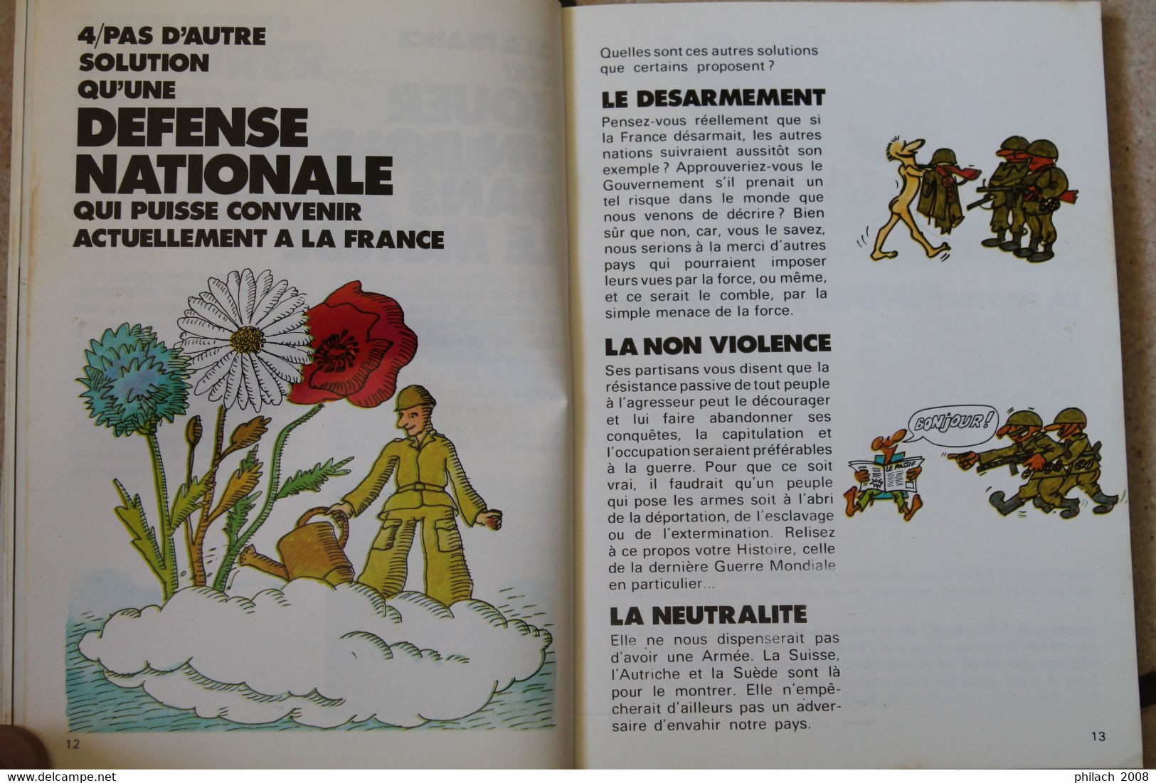 Livre Donné à Chaque Conscrit Del'armée Française Dans Les Années 70 - Autres & Non Classés