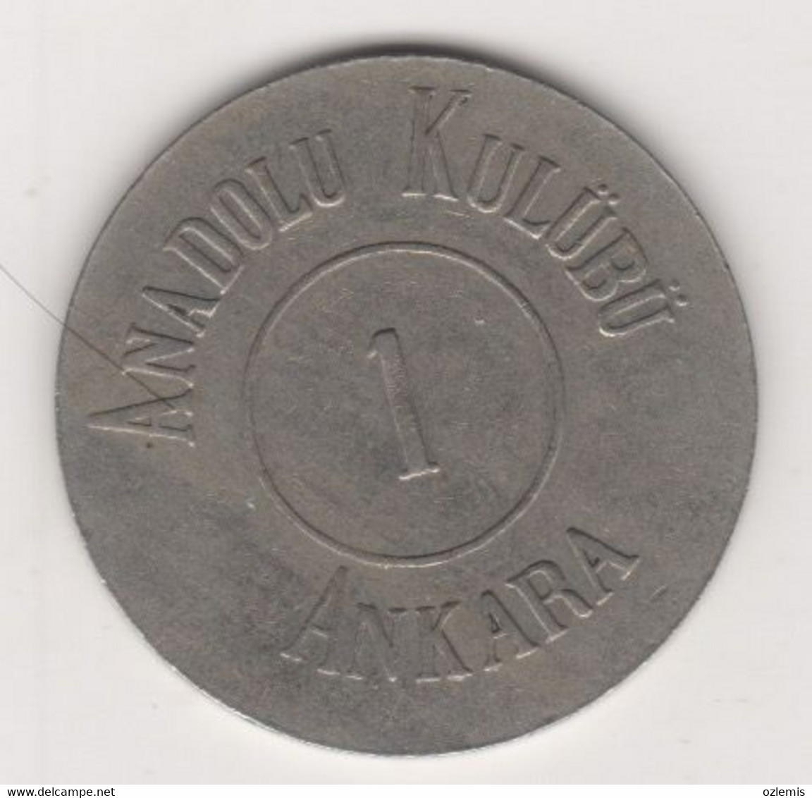 ANADOLU KULUBU ,ANKARA OLD CASINO TOKEN,CHIP - Casino