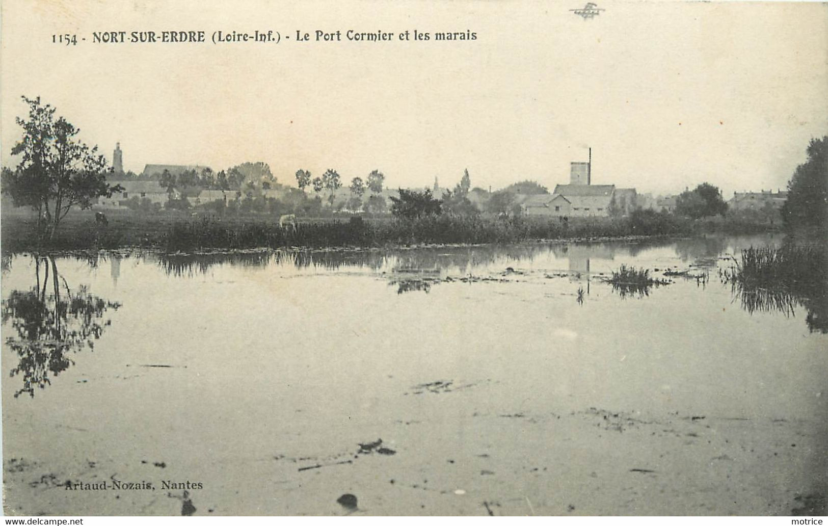 NORT SUR ERDRE - Le Port Cornier Et Les Marais.(cachet Militaire Centre D'instruction Nort Sur Erdre) - Nort Sur Erdre