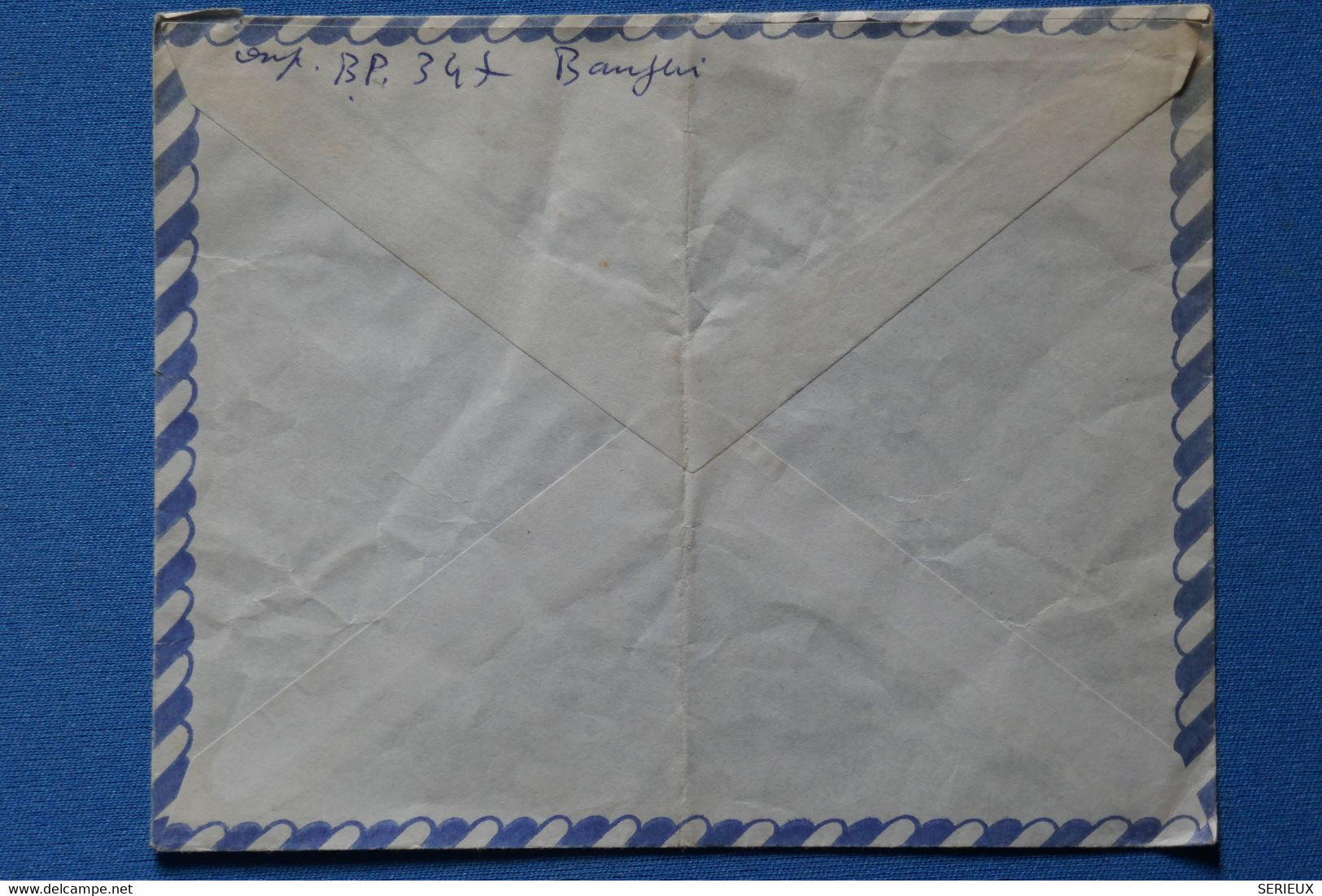 O19 AEF  MOYEN CONGO BELLE LETTRE 1957 PAR AVION  BANGUI POUR PARIS FRANCE+ AFFRANCH. PLAISANT - Storia Postale