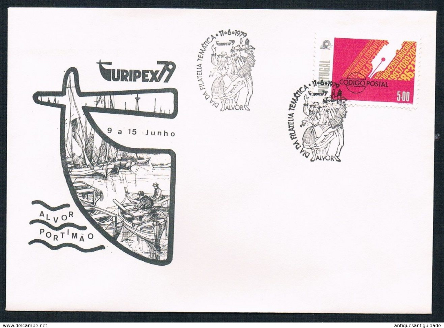 1979 FDC Portugal Turipex 79 - Dia Da Filatelia Temática - FDC